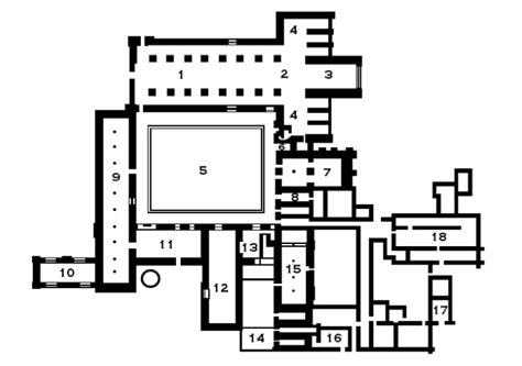 Basic Layout of a Benedictine Monastery - Emily Kittell-Queller