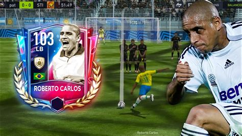 ROBERTO CARLOS 103 RATED REVIEW!!! THE BULLET MAN!! FIFA MOBILE 22 ...