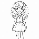 Clipart White Girl Kid Clip Cute Coloring Am Kids Excited Cartoon So  sketch template