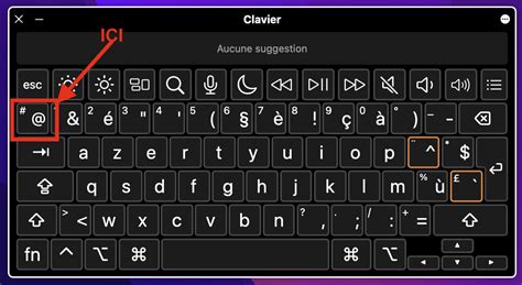 Trouver l'arobase sur le clavier du Mac