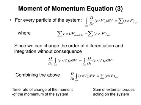 PPT - Moment of Momentum Equation (1) PowerPoint Presentation, free download - ID:3816986