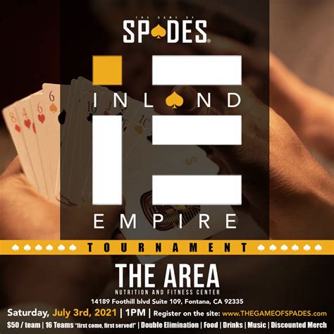 Tournaments / Events – The Game of Spades