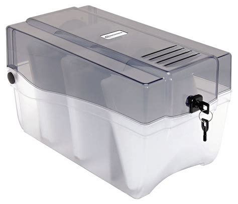 INNOVERA 150-Capacity CD/DVD Storage Container, Clear/Smoke, 1 EA ...