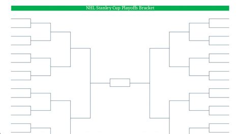 Printable PDF NHL Hockey Playoffs Bracket | blank nhl playoff hockey ...