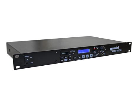 Gemini RMR-1000 Professional USB/SD Digital Player & Recorder Rack ...