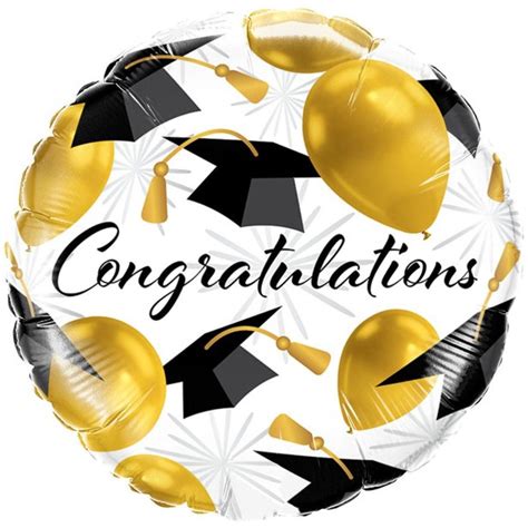 Congratulations' Graduation Foil Balloon - 18" | Party Delights