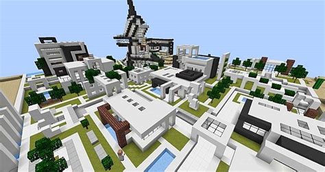 Modern Village Minecraft Map