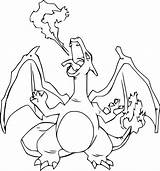 Charizard Mega Coloring Pages Printable Pokemon Categories A4 Kids  sketch template