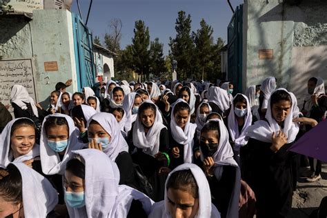 Girls at a high school in Kabul face an uncertain future amid Taliban ...