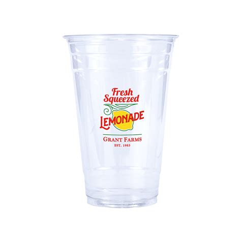 Plastic Clear Cups | Custom Printed Plastic Cups | Your Brand Cafe