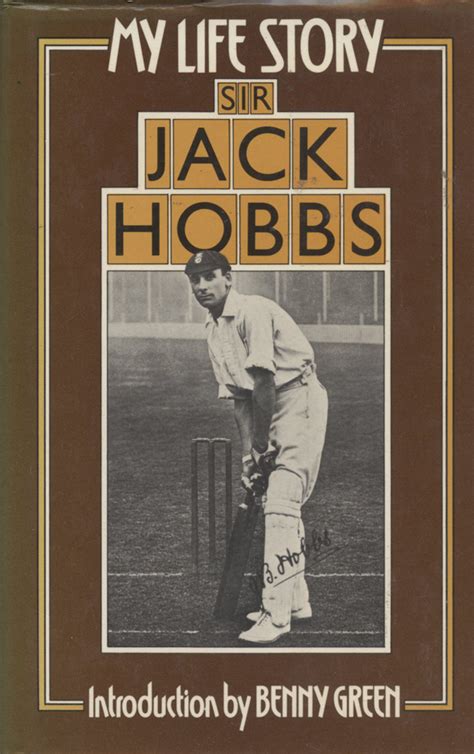 Cricketbooks.com.au | Hobbs, Jack - My Life Story (1981 reprinted edition)