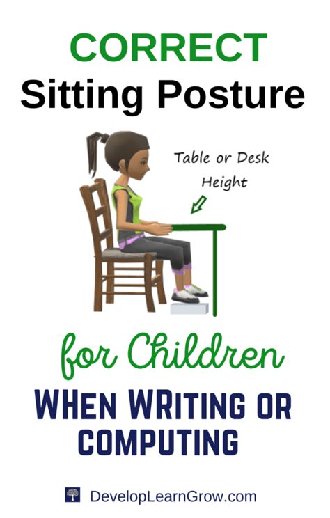 Correct Sitting Posture For Kids An Important Tip