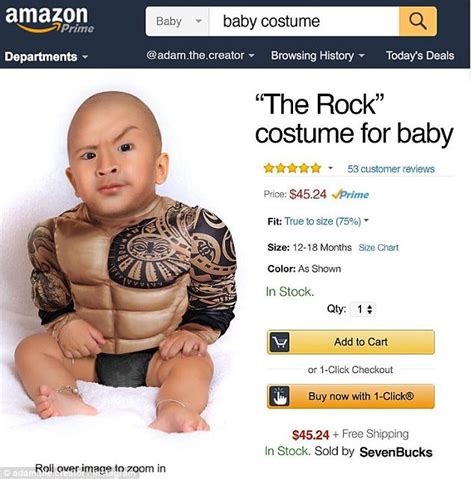 Adam The Creator's offensive mock Halloween baby costumes | Daily Mail ...