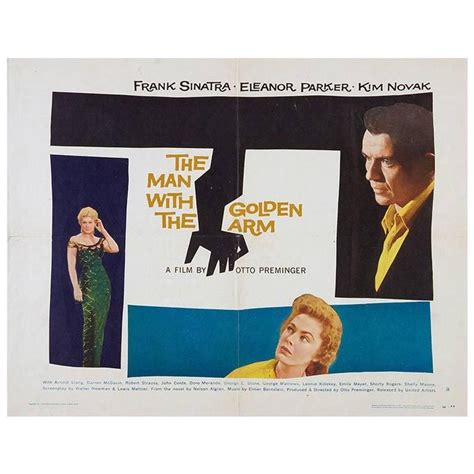 "The Man With The Golden Arm" Film Poster, 1955 For Sale at 1stDibs