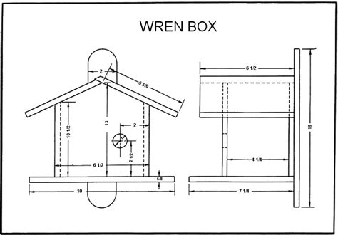 Wren House Plans 1 X 6