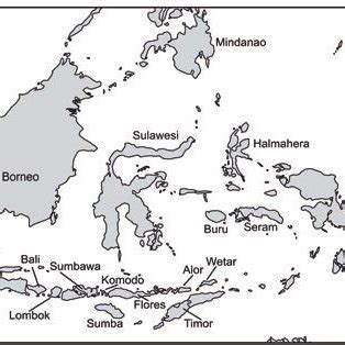 Map of Wallacea and the surrounding region | Download Scientific Diagram