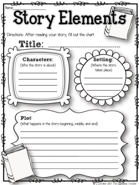 7+ 2Nd Grade Story Elements Worksheet | First grade reading, Story elements worksheet, Graphic ...