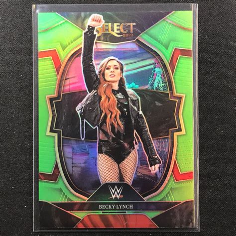 2023 Select Wwe Becky Lynch Concourse Neon Green 35/75 No 76 – Cherry ...