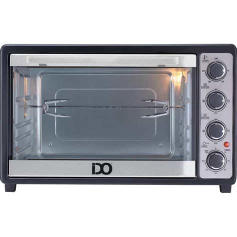 Freestanding Electric Oven, 50 Liters, 2000 Watt, Black and