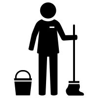 janitor Icon - Free PNG & SVG 1049225 - Noun Project