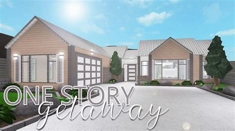 Bloxburg House Layouts 1 Story