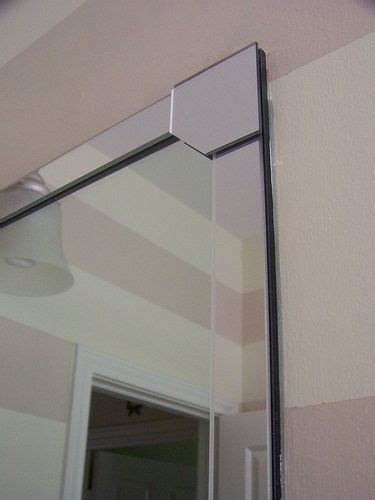 I can do this! DIY beveled edge bathroom mirror. | For the Home ...