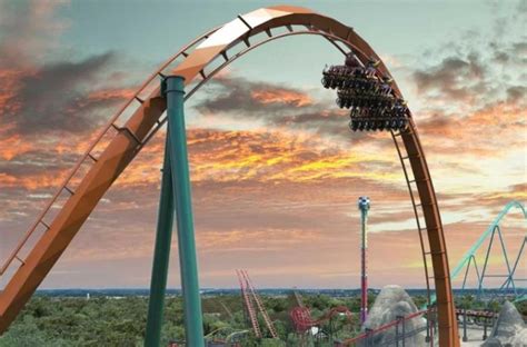 Ride The Yukon Striker - The Largest and Fastest Dive Roller Coaster