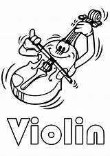 Play Violin Coloring Page  Free Printable Pages For Kids sketch template