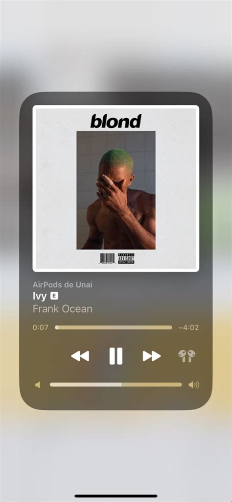 IVY - FRANK OCEAN : r/FrankOcean