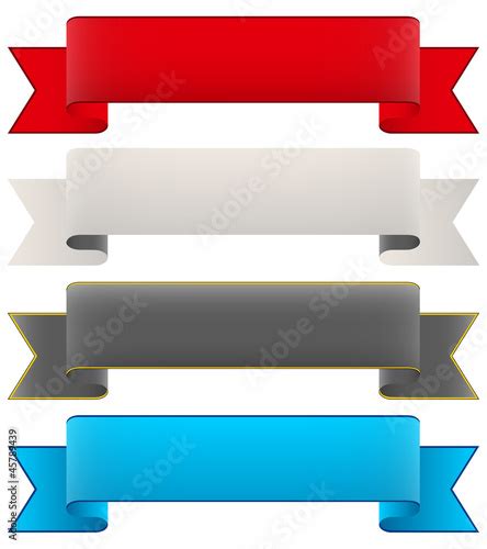 Banderole, Banner, Design Element, Banderolen, Sammlung, Set 2 Stock Vector | Adobe Stock