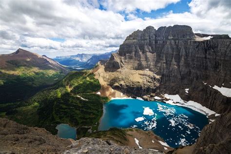 Iceberg Lake from Iceberg Notch in Glacier National Park | Smithsonian ...