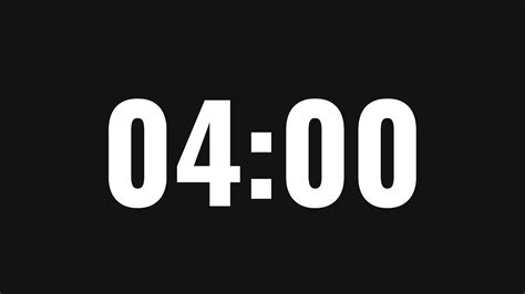 4 Minute Timer - YouTube