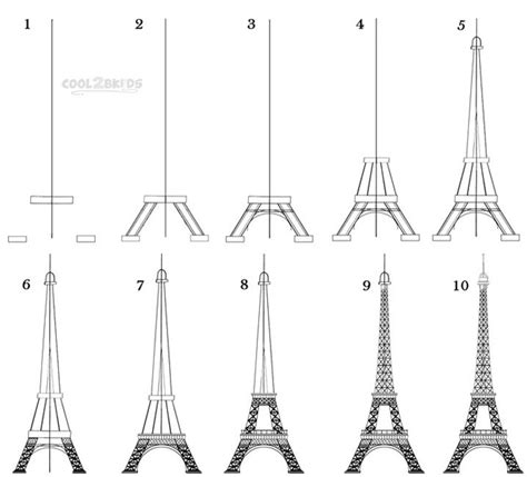 how to draw the eiffel tower - Google Search | Eiffel tower painting, Eiffel tower drawing ...