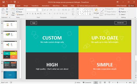 Website Development Presentation Template For PowerPoint