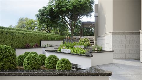 Villa Garden on Behance