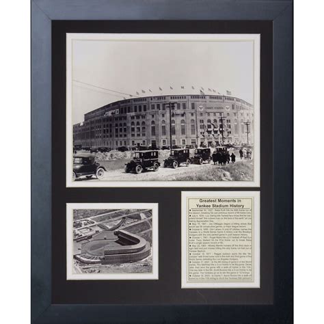 Legends Never Die 1923 Yankee Stadium Framed Memorabilia & Reviews | Wayfair