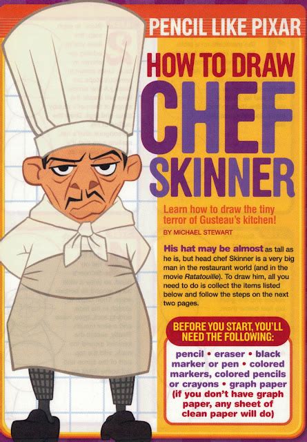 Daily Disneyana: Learn How to Draw Ratatouille's Chef Skinner