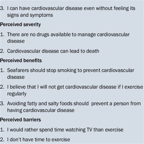 Health Belief Model For Smoking - children's national medical center