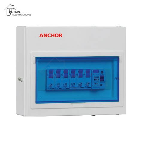 Buy Anchor 4 Way MCB Box Transperent Door SPN