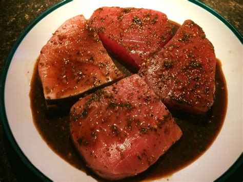 Marinated Tuna Steaks | Recipe | Tuna steaks, Marinated tuna steak, Steak