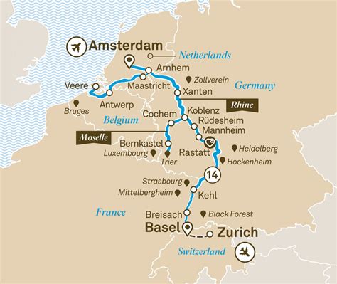 Scenic Cruises Rhine River Cruise Itineraries