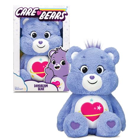 Care Bears Care-a-Lot Bear, 40th Anniversary Slumber Party Set Amazon ...