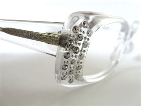 WOMEN EYEGLASSES FRAME WITH SWAROVSKI RHINESTONES HAND by SFIZIO