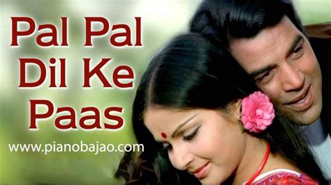 Pal Pal Dil Ke Paas Full Piano Notes For Hindi Songs