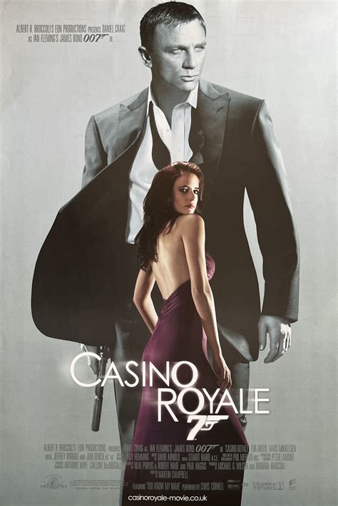 Original Casino Royale Movie Poster - James Bond - 007 - Daniel Craig