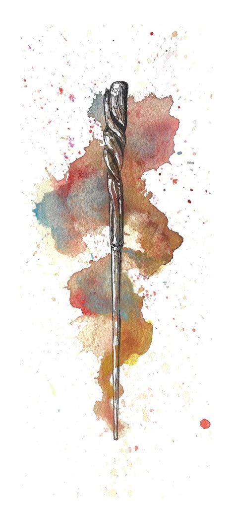 Neville Longbottom Wand Print | Etsy in 2021 | Harry potter artwork ...