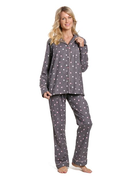 Womens 100% Cotton Flannel Pajama Sleepwear Set – Noble Mount