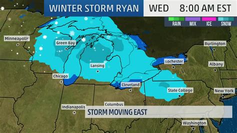 Winter Storm Ryan Quickly Tracking Toward the Upper Midwest | The ...