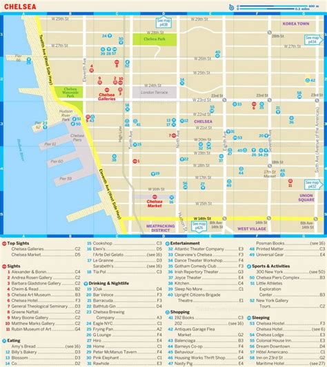 Map of Chelsea (Manhattan, New York City) - Ontheworldmap.com