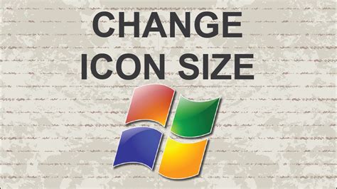 Change icon size Windows 7 EASY - YouTube